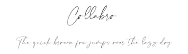 Collabro by Maulana Creative — Script Handwritten Font — thumbnail 1