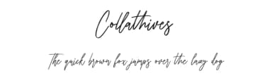Collathives by Maulana Creative — Script Handwritten Font — thumbnail 1