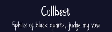 Collbest by Ahmad Muslimin — Script Handwritten Font — thumbnail 2