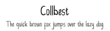 Collbest by Ahmad Muslimin — Script Handwritten Font — thumbnail 1