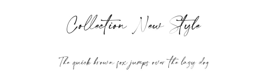 Collection New Style by alphArtype — Script Handwritten Font