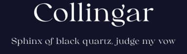Collingar by Saridezra — Serif Font — thumbnail 2