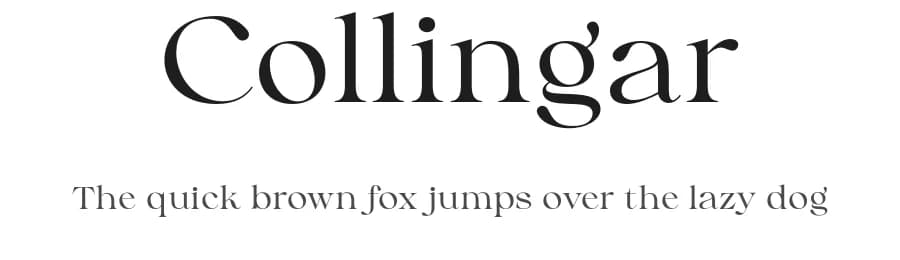 Collingar by Saridezra — Serif Font