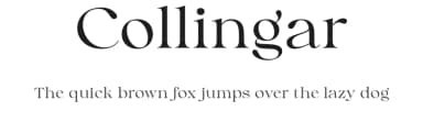 Collingar by Saridezra — Serif Font — thumbnail 1
