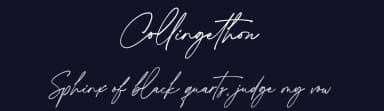 Collingethon by Namara Creative — Script Handwritten Font — thumbnail 2