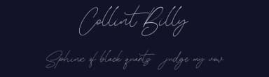 Collint Billy by Maulana Creative — Script Handwritten Font — thumbnail 2