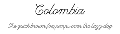 Colombia by Makaryo Collective — Script Handwritten Font — thumbnail 1