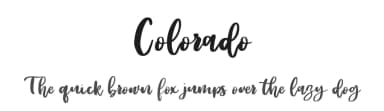 Colorado by alphArtype — Script Handwritten Font — thumbnail 1