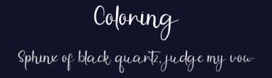 Coloring by Inermedia Studio — Script Handwritten Font — thumbnail 2