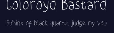 Coloroyd Bastard by Roy Bayu Putra — Script Handwritten Font — thumbnail 2
