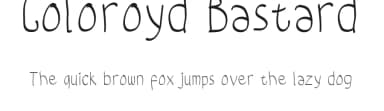 Coloroyd Bastard by Roy Bayu Putra — Script Handwritten Font — thumbnail 1