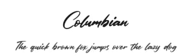 Columbian by Balpirick Studio — Script Handwritten Font — thumbnail 1