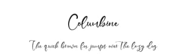 Columbine by Vztype Studio — Script Handwritten Font — thumbnail 1