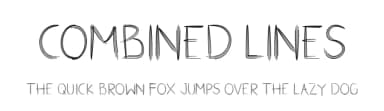 Combined Lines by Iqbal Syiroddudin — Script Handwritten Font — thumbnail 1
