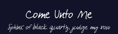 Come Unto Me by Kimberly Geswein — Script Handwritten Font — thumbnail 2