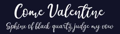 Come Valentine by Nico Muslib — Script Handwritten Font — thumbnail 2