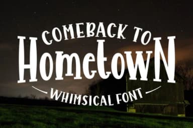 Comeback to Hometown Font by Keithzo (7NTypes) — Script Handwritten Font — thumbnail 1