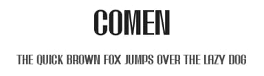 Comen by Perfectype — Sans Serif Font — thumbnail 1