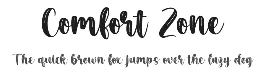 Comfort Zone by Nirmala Creative — Script Handwritten Font