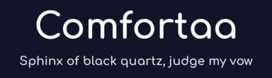 Comfortaa by Johan Aakerlund — Sans Serif Font — thumbnail 2