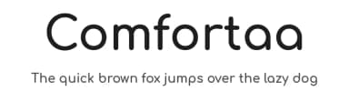 Comfortaa by Johan Aakerlund — Sans Serif Font — thumbnail 1