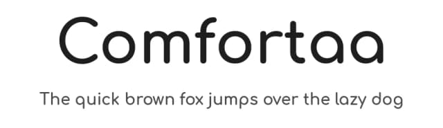 Comfortaa by Johan Aakerlund — Sans Serif Font