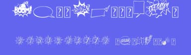 Comic Boom Elements by fontsandfashion — Dingbats Font — thumbnail 3
