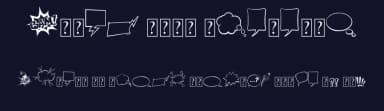 Comic Boom Elements by fontsandfashion — Dingbats Font — thumbnail 2