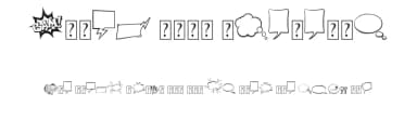 Comic Boom Elements by fontsandfashion — Dingbats Font — thumbnail 1
