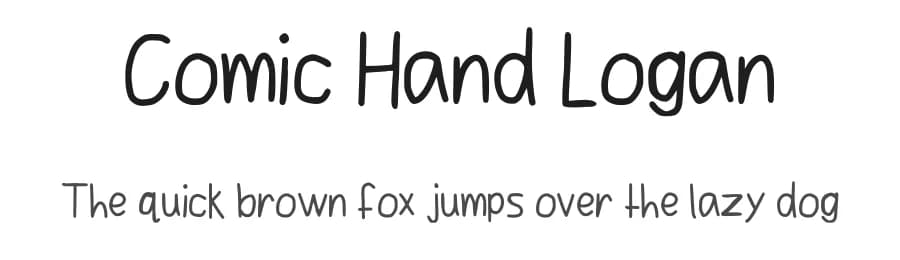 Comic Hand Logan by Archer Waynwood — Script Handwritten Font