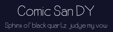 Comic San DY by Sandylukee — Script Handwritten Font — thumbnail 2