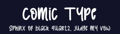 Comic Type by Atj — Script Handwritten Font — thumbnail 2