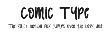 Comic Type by Atj — Script Handwritten Font — thumbnail 1