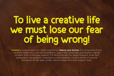 Comica Font by Kang1993 — Script Handwritten Font — thumbnail 5