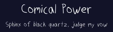 Comical Power by Minato Dela Cruz — Script Handwritten Font — thumbnail 2