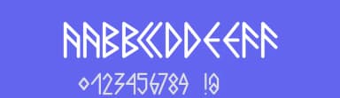Comic Runes by Adrian Candela — Dingbats Font — thumbnail 3
