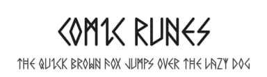 Comic Runes by Adrian Candela — Dingbats Font — thumbnail 1