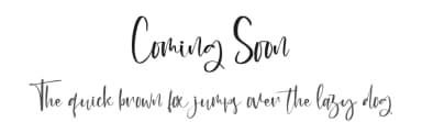 Coming Soon by Haksen Studio — Script Handwritten Font — thumbnail 1