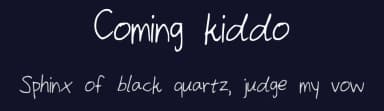 Coming kiddo by Kelsey Ann G — Script Handwritten Font — thumbnail 2