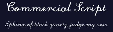 Commercial Script — Script Handwritten Font — thumbnail 2