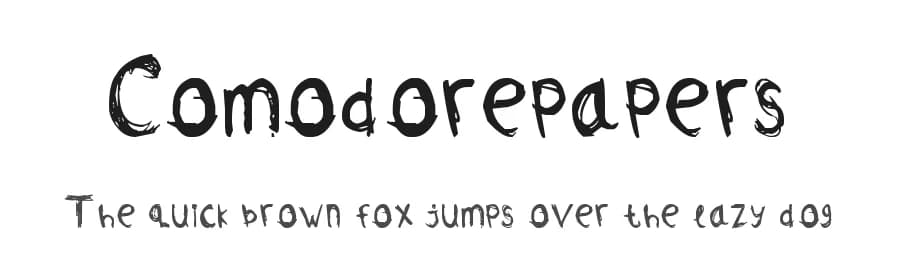 Comodorepapers by Reza Mfck — Script Handwritten Font