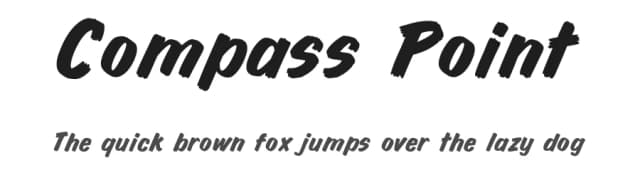 Compass Point by BLKBK Fonts — Script Handwritten Font