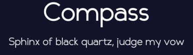 Compass by letterpunch — Sans Serif Font — thumbnail 2