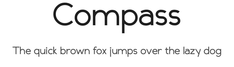 Compass by letterpunch — Sans Serif Font