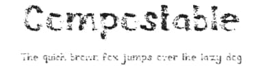Compostable by SpideRaYsfoNtS — Script Handwritten Font — thumbnail 1