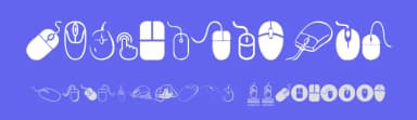 Computer Mouse by Woodcutter — Dingbats Font — thumbnail 3
