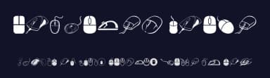 Computer Mouse by Woodcutter — Dingbats Font — thumbnail 2