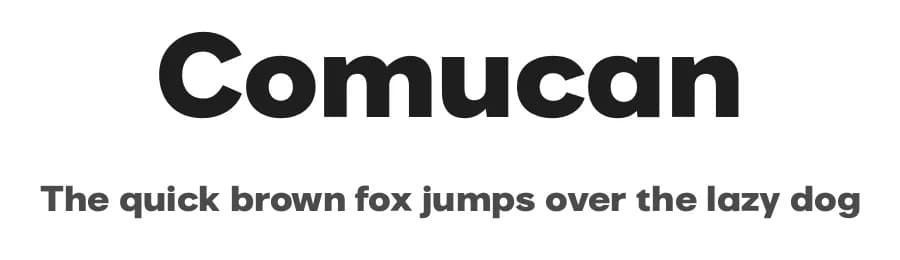 Comucan by Måns Grebäck — Sans Serif Font
