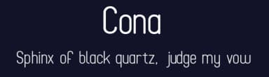 Cona by Marta Coronado — Sans Serif Font — thumbnail 2