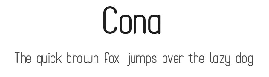 Cona by Marta Coronado — Sans Serif Font
